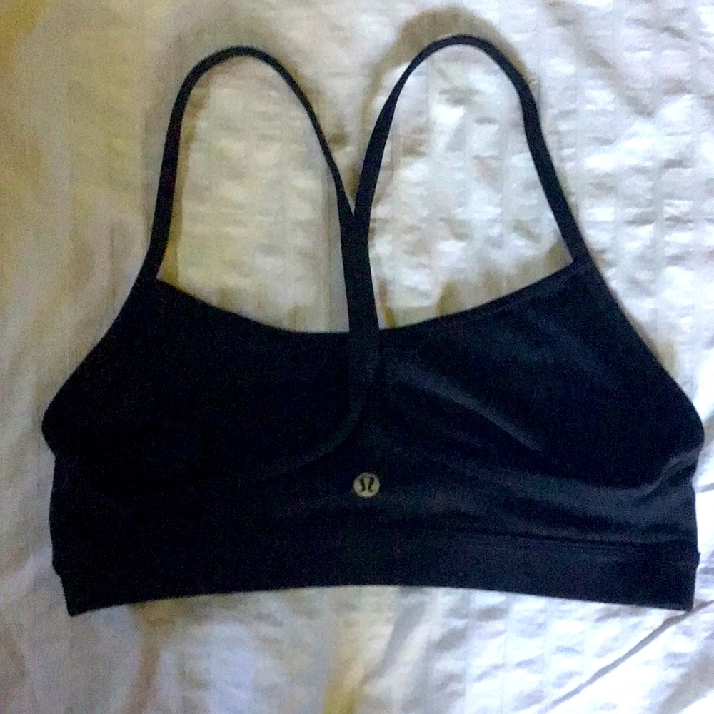 Lululemon Flow Y Nulu Light Support, A-C Cups, Black